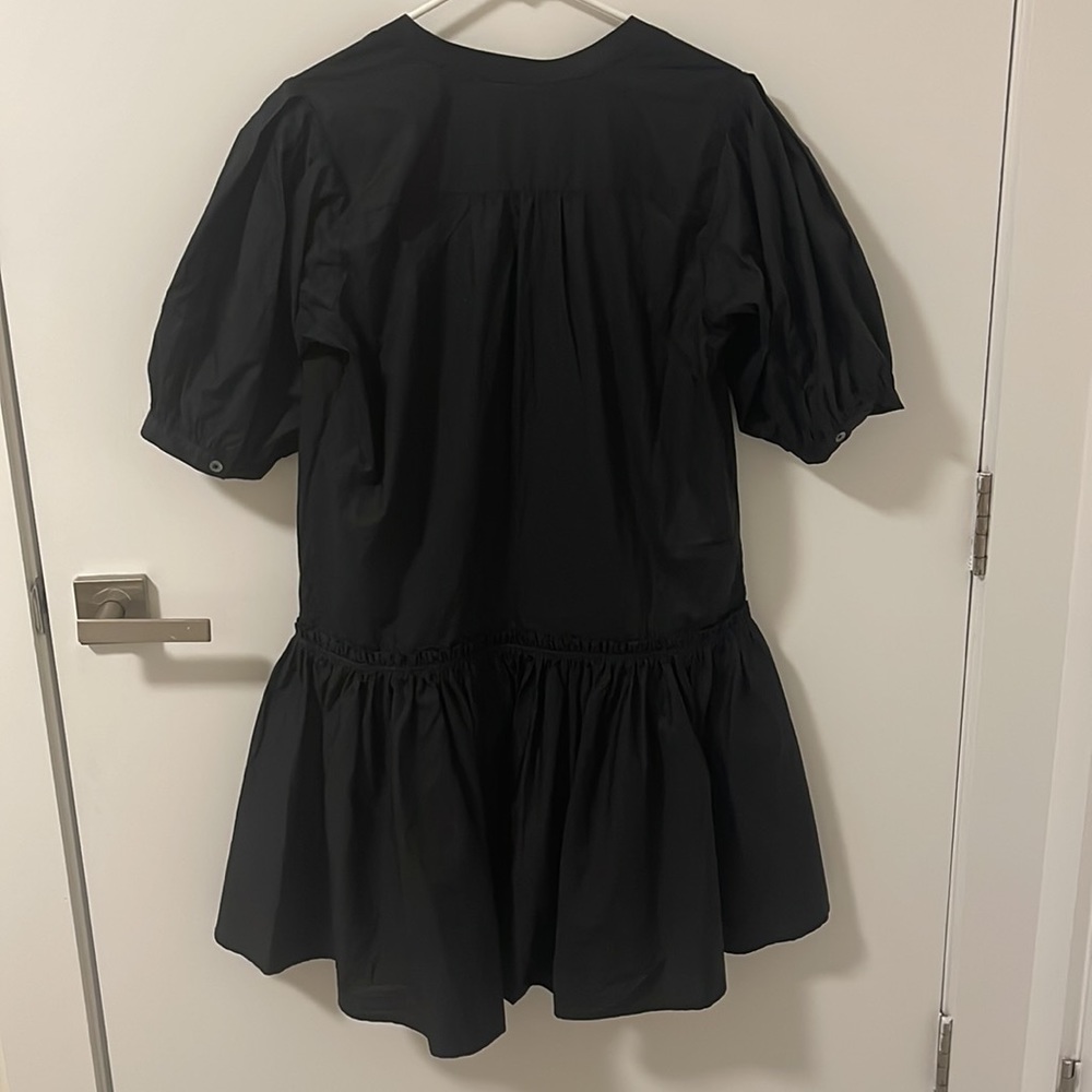 Joie Courtrine Black Cotton Dress - Picture 10 of 10